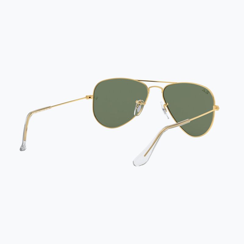 Kinder-Sonnenbrille Ray-Ban Aviator arista gold/dark green 6