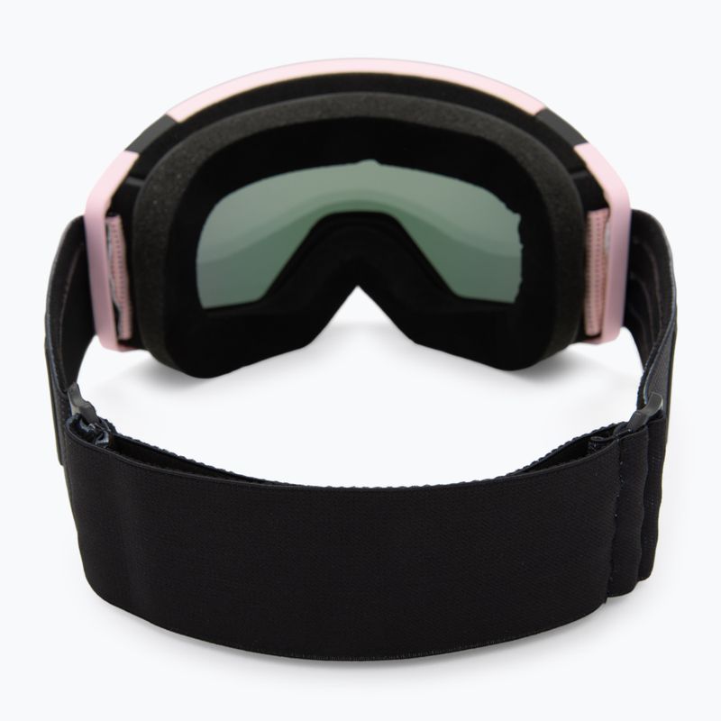 Skibrille Neon Ice black/light pink/mirror light pink/amber 4