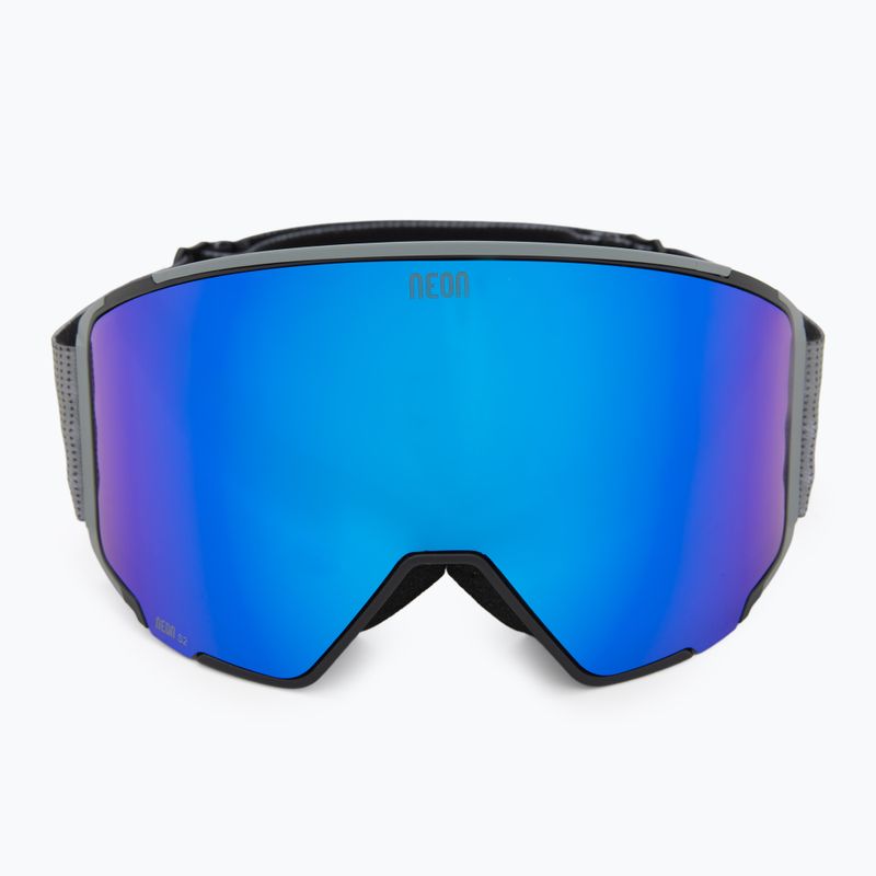 Skibrille Neon Ice black/anthracite/mirror blue/amber 3