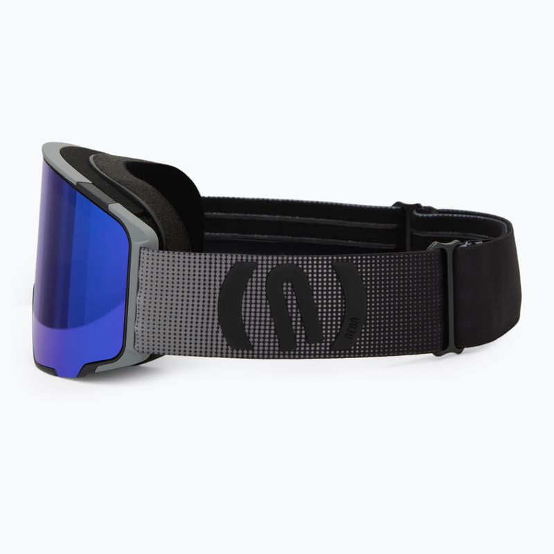 Skibrille Neon Ice black/anthracite/mirror blue/amber 5