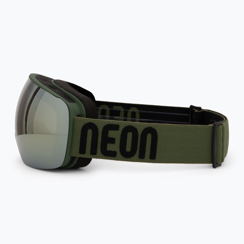 Skibrille Neon Beam army green/mirror bronze 4