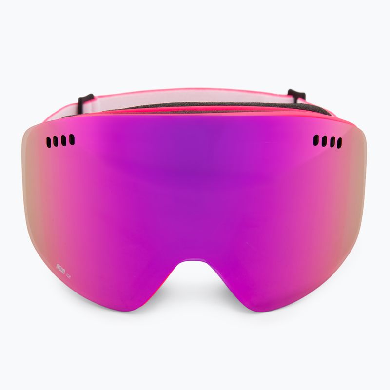 Skibrille Neon Light pink/mirror violet 2