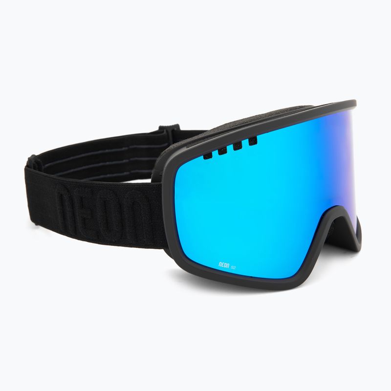 Skibrille Neon Force Otg black/black/mirror blue
