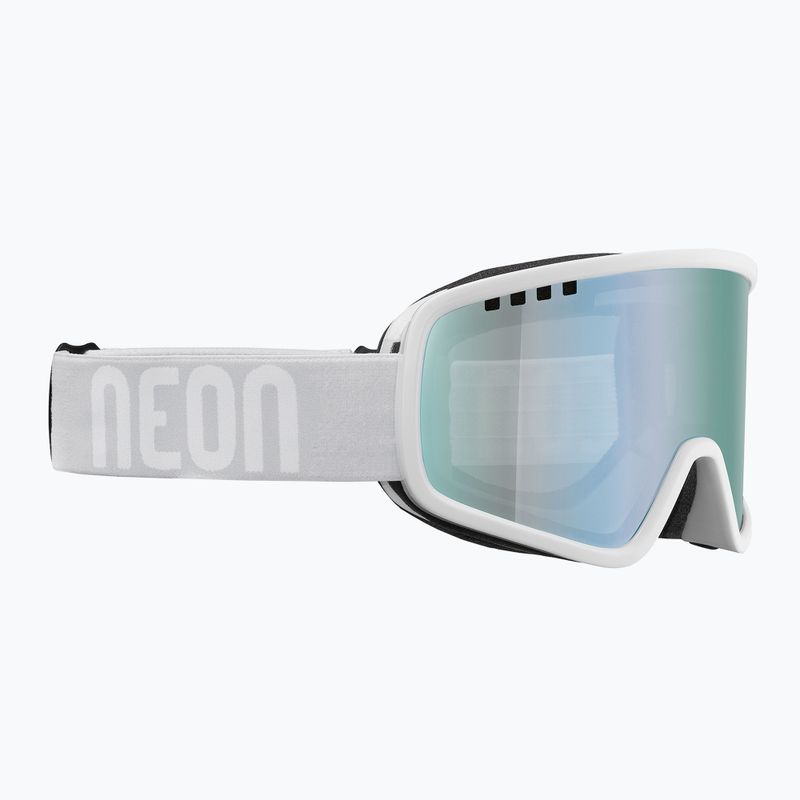 Skibrille Neon Force Otg white/white/mirror steel 5