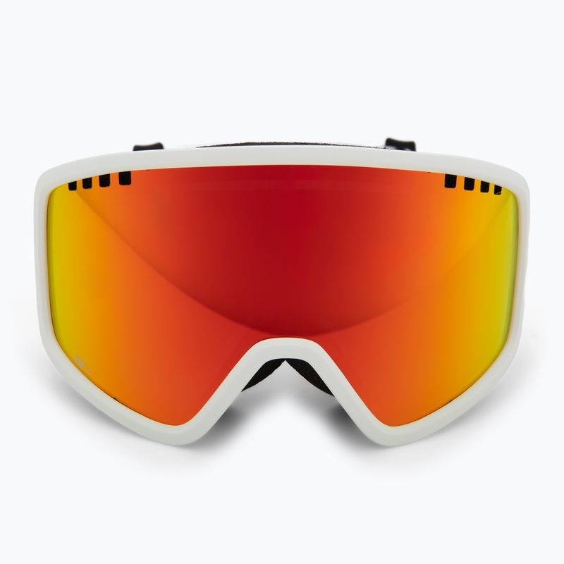 Skibrille Neon Force Otg white/white/mirror red 2