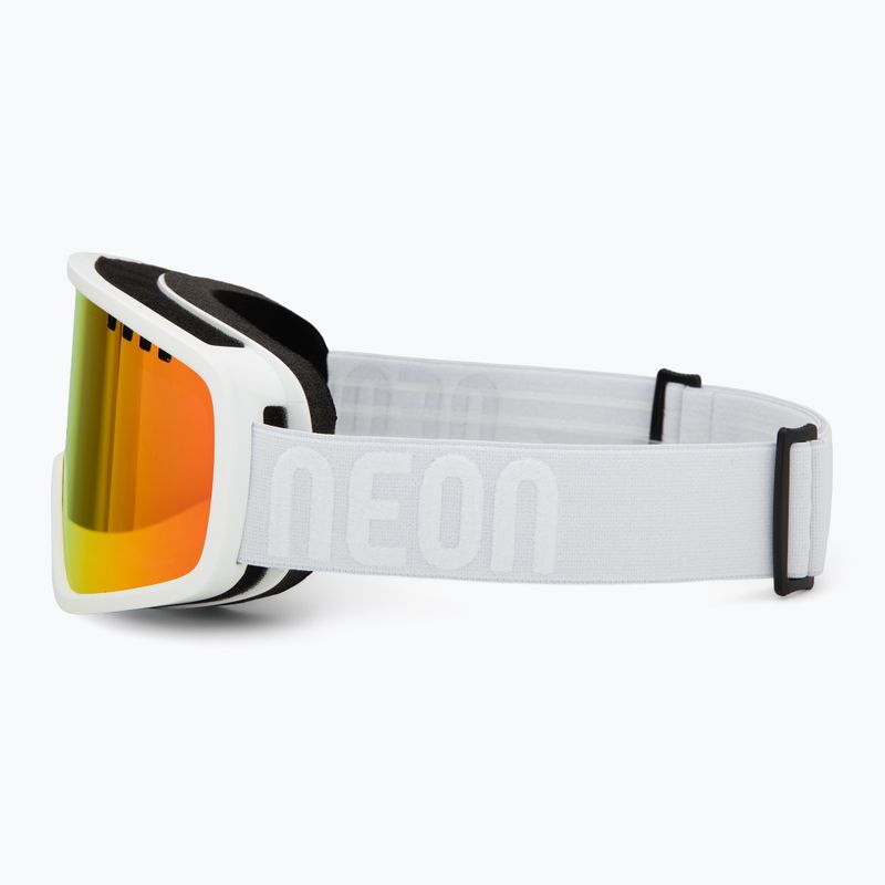 Skibrille Neon Force Otg white/white/mirror red 4