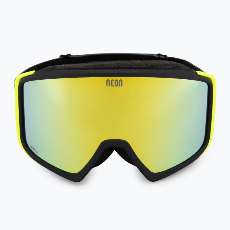 Skibrille Neon Eclipse black/yellow/mirror gold 2