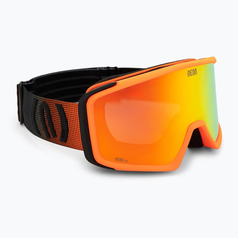 Skibrille Neon Eclipse orange/mirror red