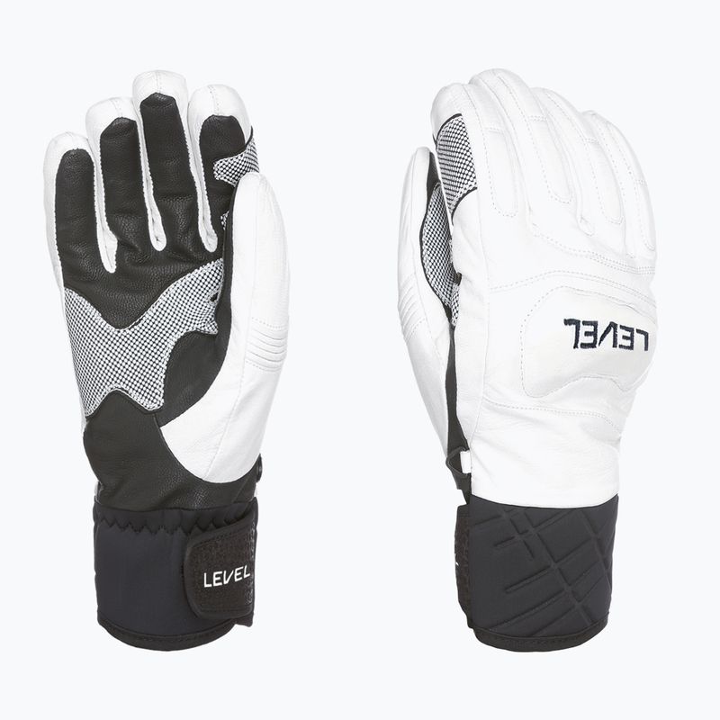 Skihandschuhe Level Race black/white 7