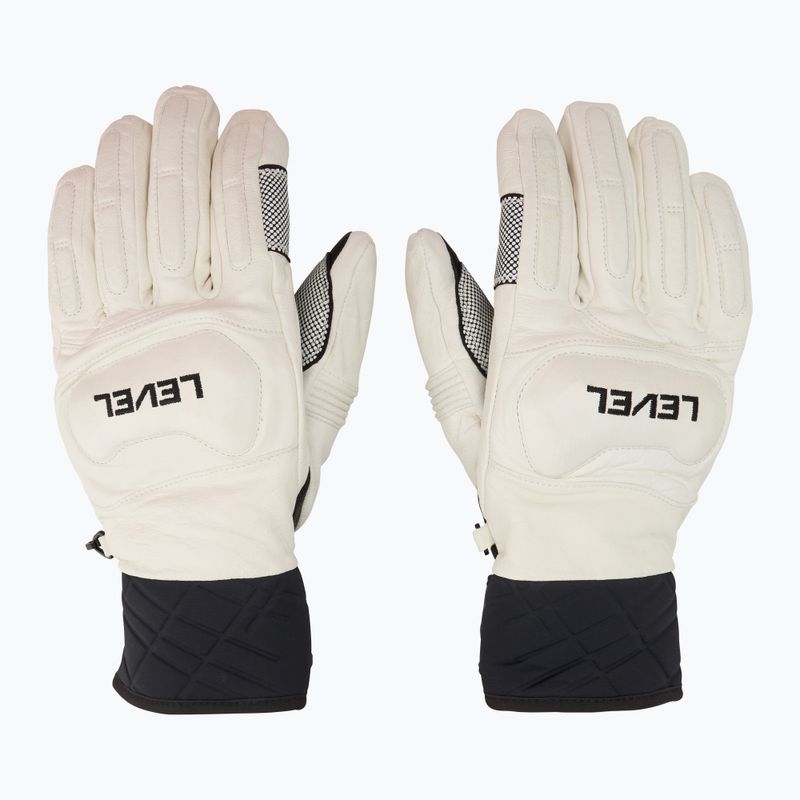 Skihandschuhe Level Race black/white 2
