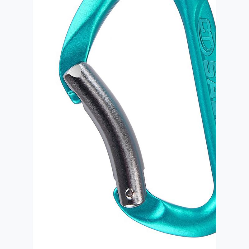 Kletterkarabiner Climbing Technology Salto B electricblue/titanium 2