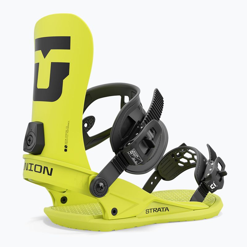 Snowboard Schnürung Herren Union Strata acid green 4