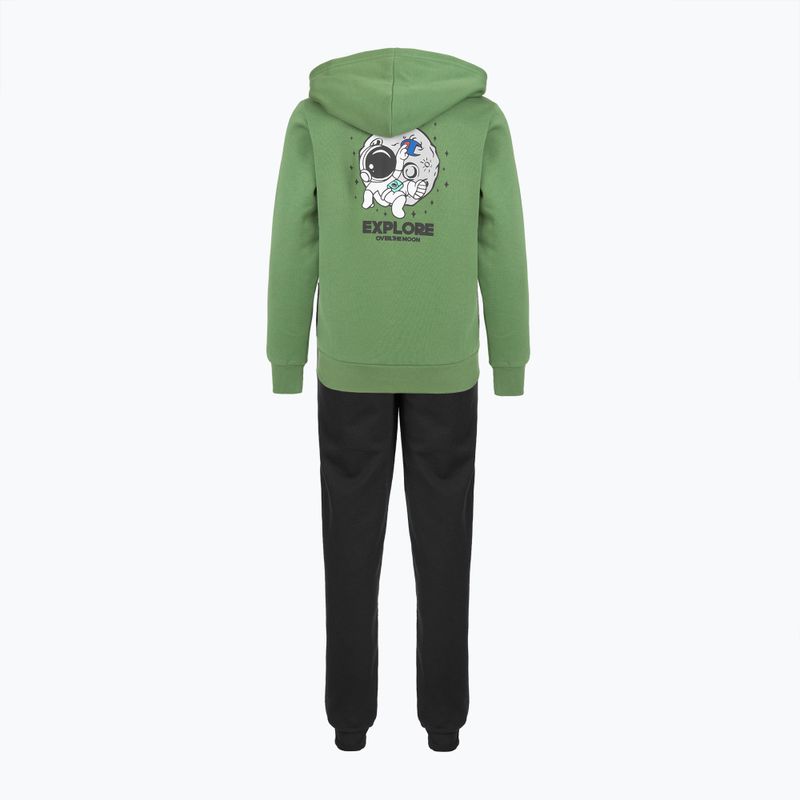 Kinder-Trainingsanzug Champion 307300 Sweatsuit rock grey/new black 2