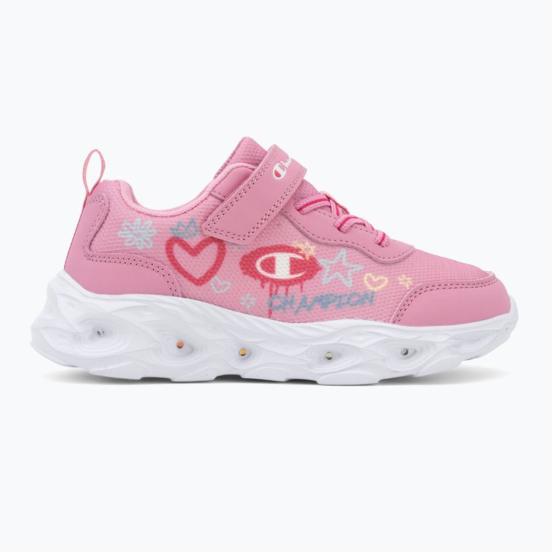 Kinderschuhe Champion Funfair Print G PS Low Cut blue burgundy/flash/fluorescent pink 2