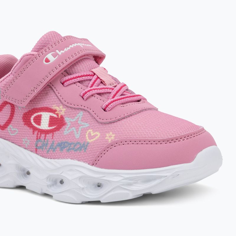 Kinderschuhe Champion Funfair Print G PS Low Cut blue burgundy/flash/fluorescent pink 7