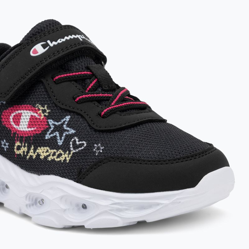Kinderschuhe Champion Funfair Print G PS Low Cut new black/fluorescent pink/imperial light blue 7