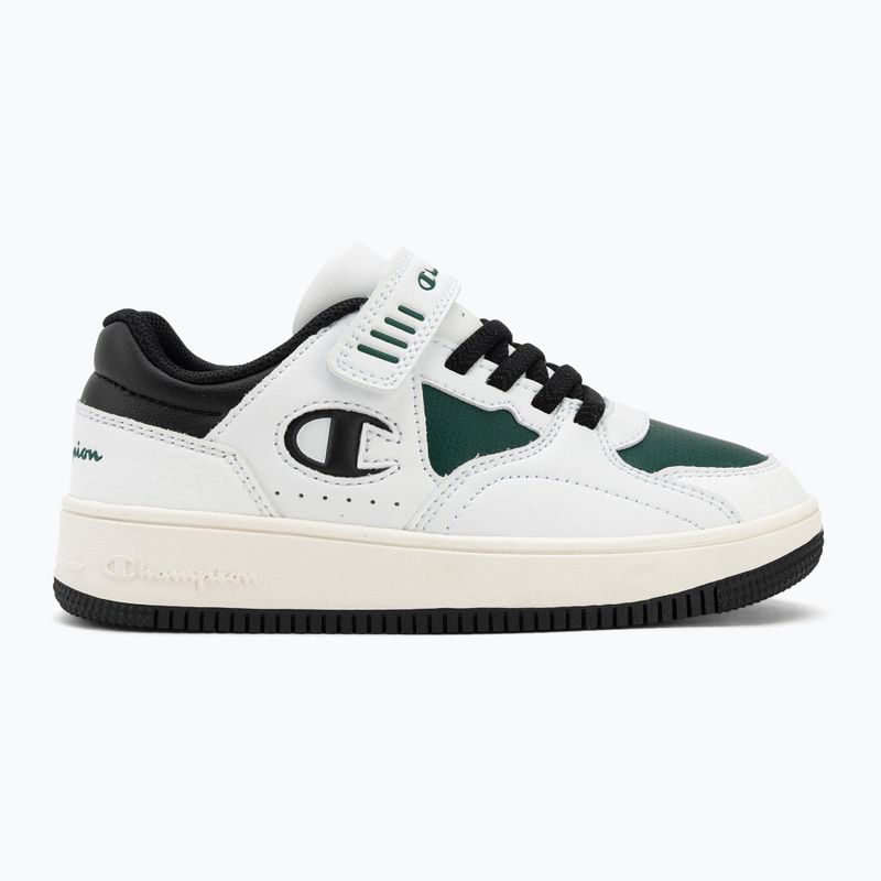 Kinderschuhe Champion RD25 Low B PS Low Cut white/highlighter greenblack 2