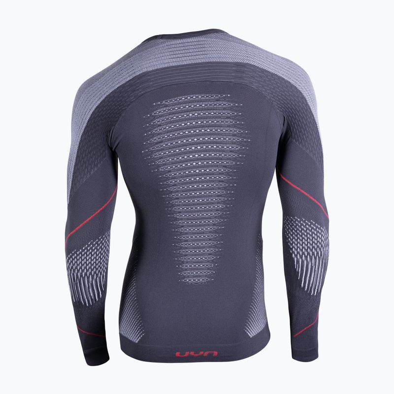 Herren Thermoaktivshirt UYN Evolutyon UW Shirt charcoal/white/red 2