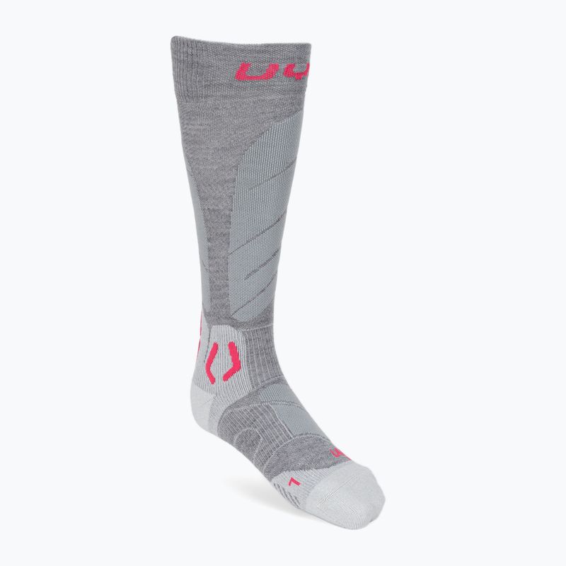 Skisocken für Frauen UYN Ski Touring silver/fuchsia