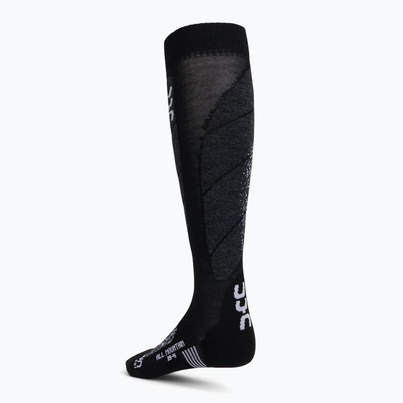 Herren-Skisocken UYN Ski All Mountain black / white 2