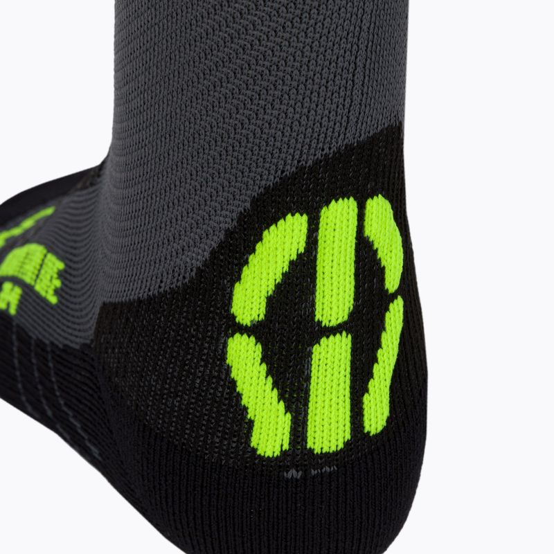 Radsocken für Männer UYN MTB anthracite/yellow fluo 4