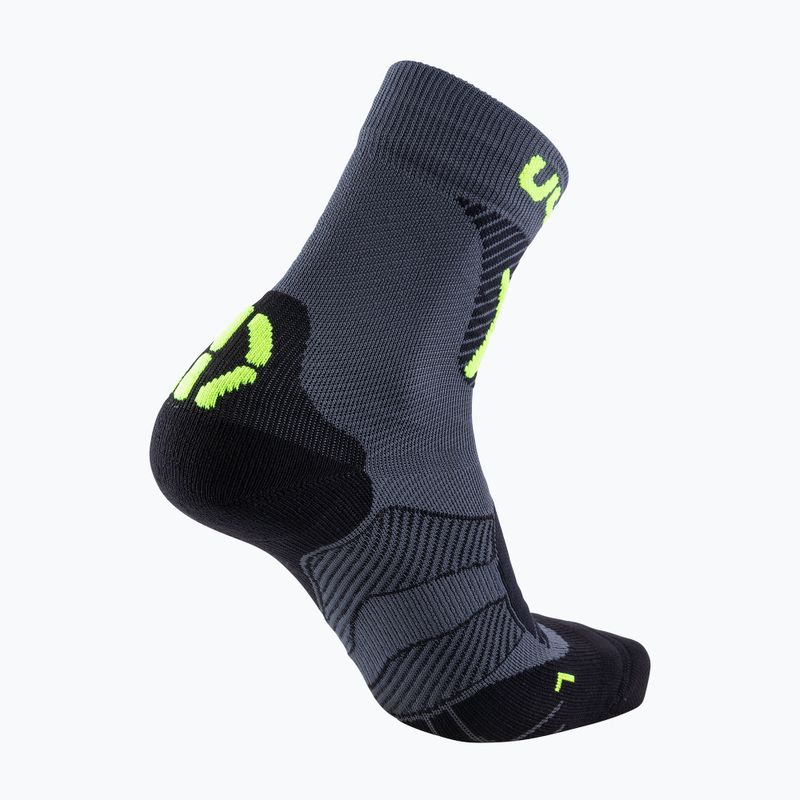 Radsocken für Männer UYN MTB anthracite/yellow fluo 6
