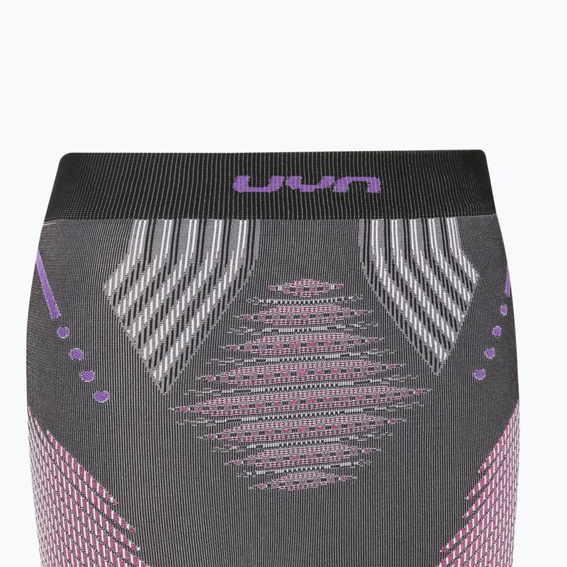 Thermoaktive Hose für Frauen UYN Evolutyon UW Medium anthracite melange/raspberry/purple 3