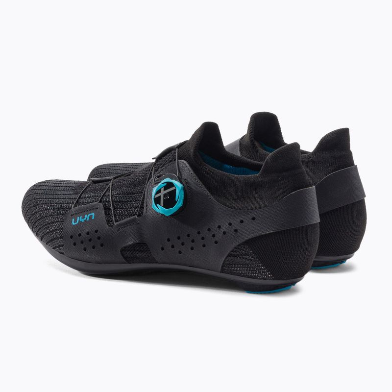 Straßenschuhe für Männer UYN Naked Carbon black/blue 3