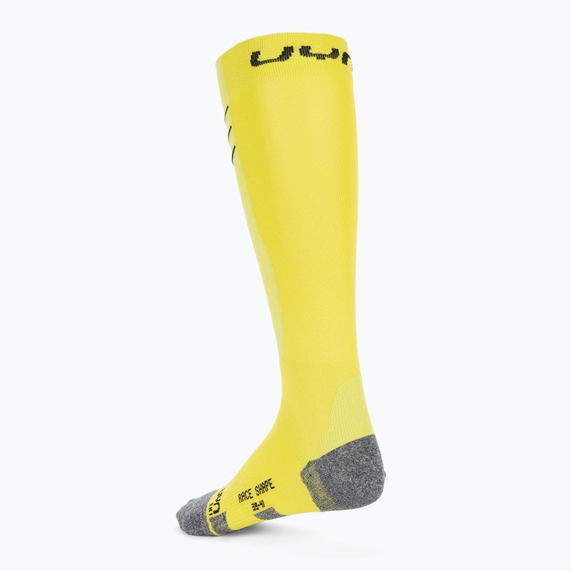 Herren Socken UYN Ski Race Shape lime 2