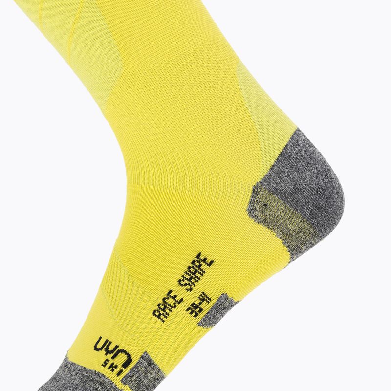 Herren Socken UYN Ski Race Shape lime 4