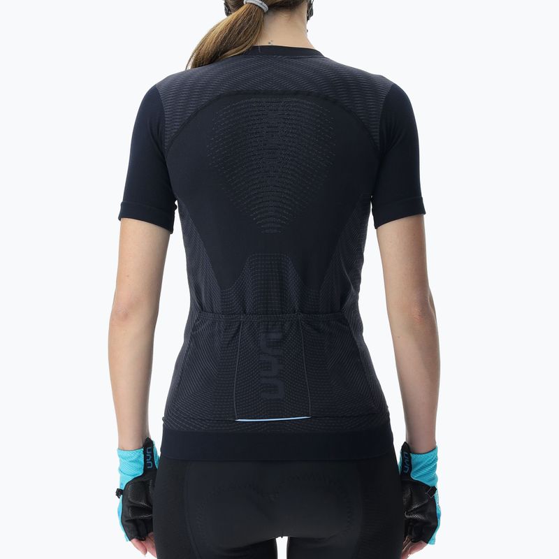 Fahrradtrikot für Frauen UYN Garda black/peacot 2