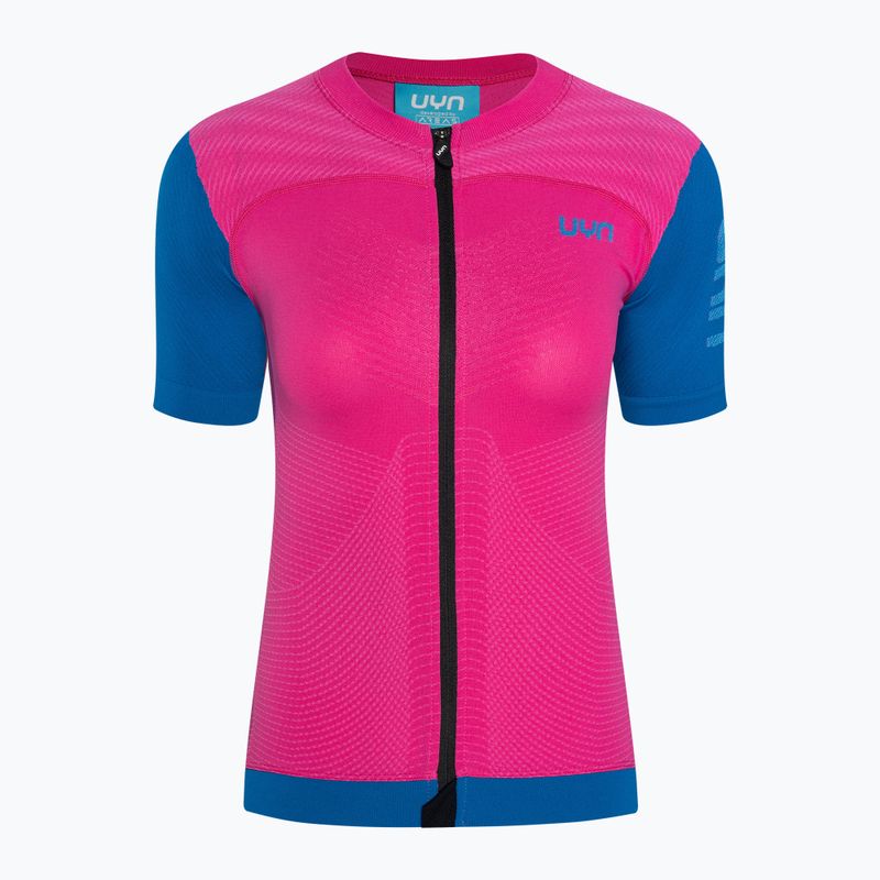 Fahrradtrikot für Frauen UYN Garda magenta/cyan 5