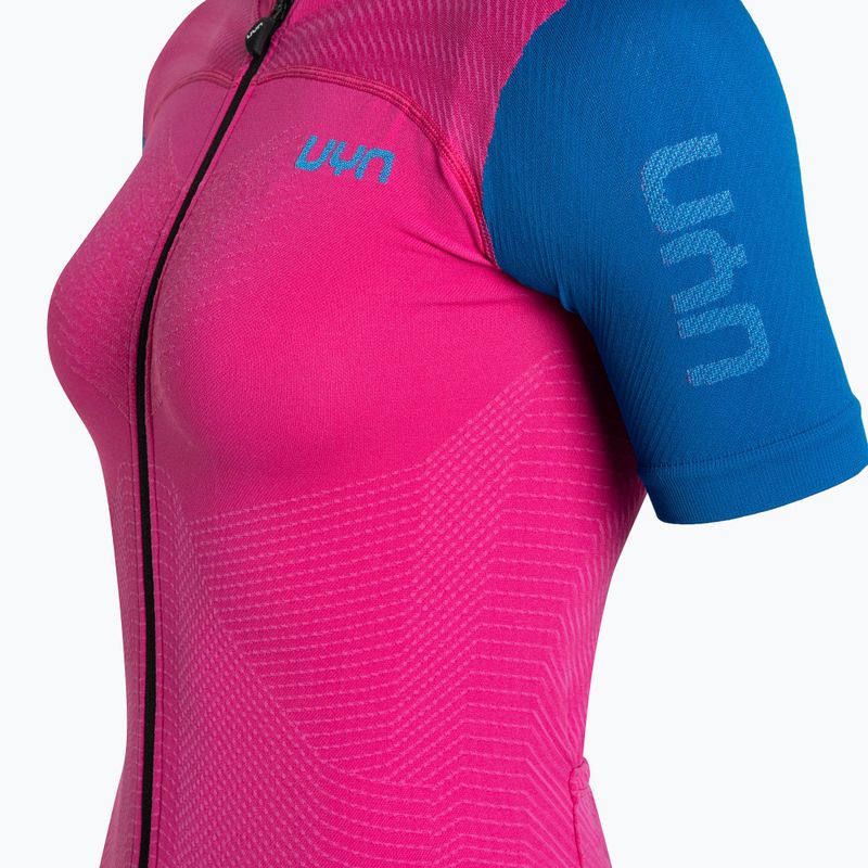 Fahrradtrikot für Frauen UYN Garda magenta/cyan 7