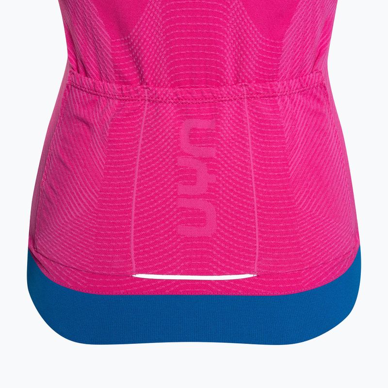 Fahrradtrikot für Frauen UYN Garda magenta/cyan 8