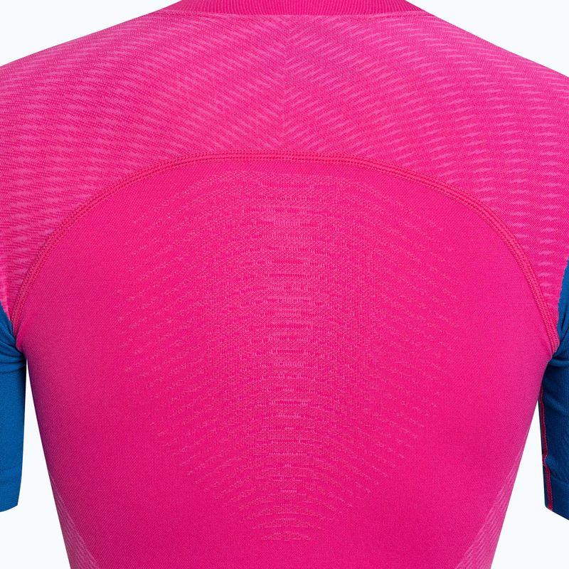 Fahrradtrikot für Frauen UYN Garda magenta/cyan 9