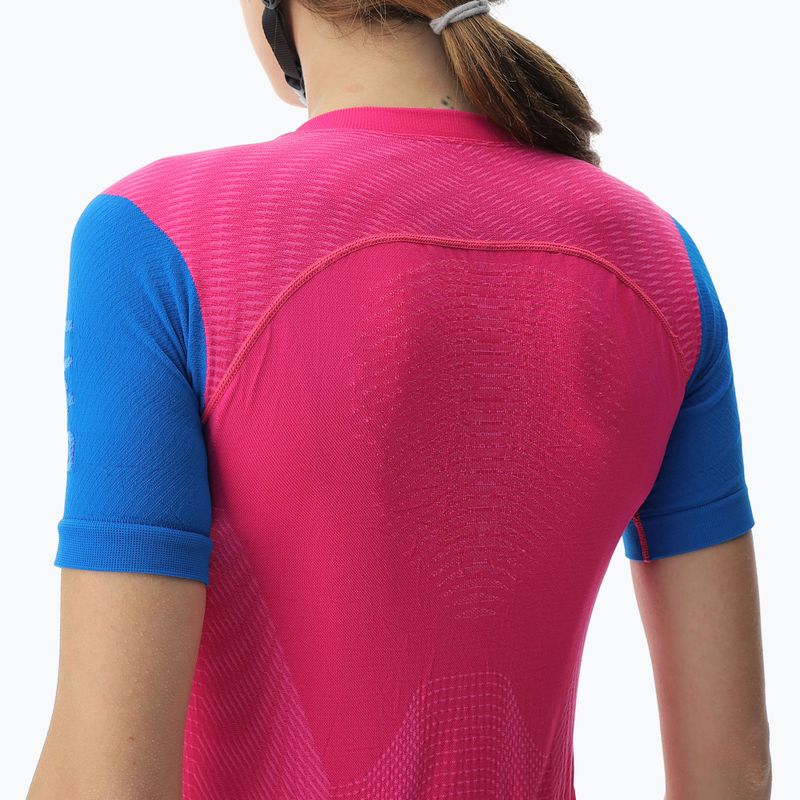 Fahrradtrikot für Frauen UYN Garda magenta/cyan 4