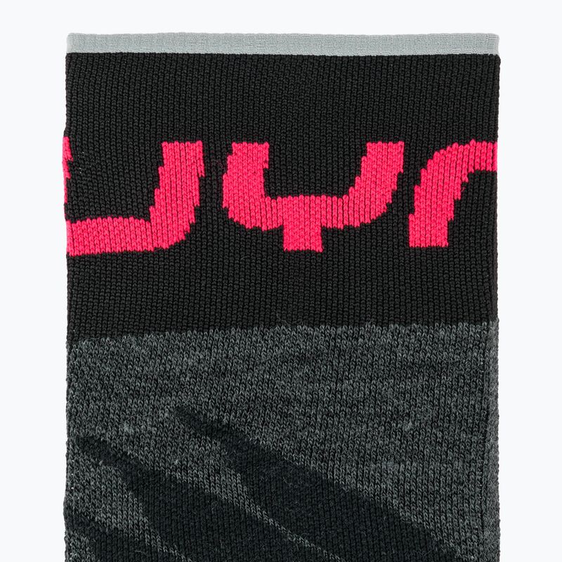 Herren Skisocken UYN Ski One Merino anthracite/pink 4