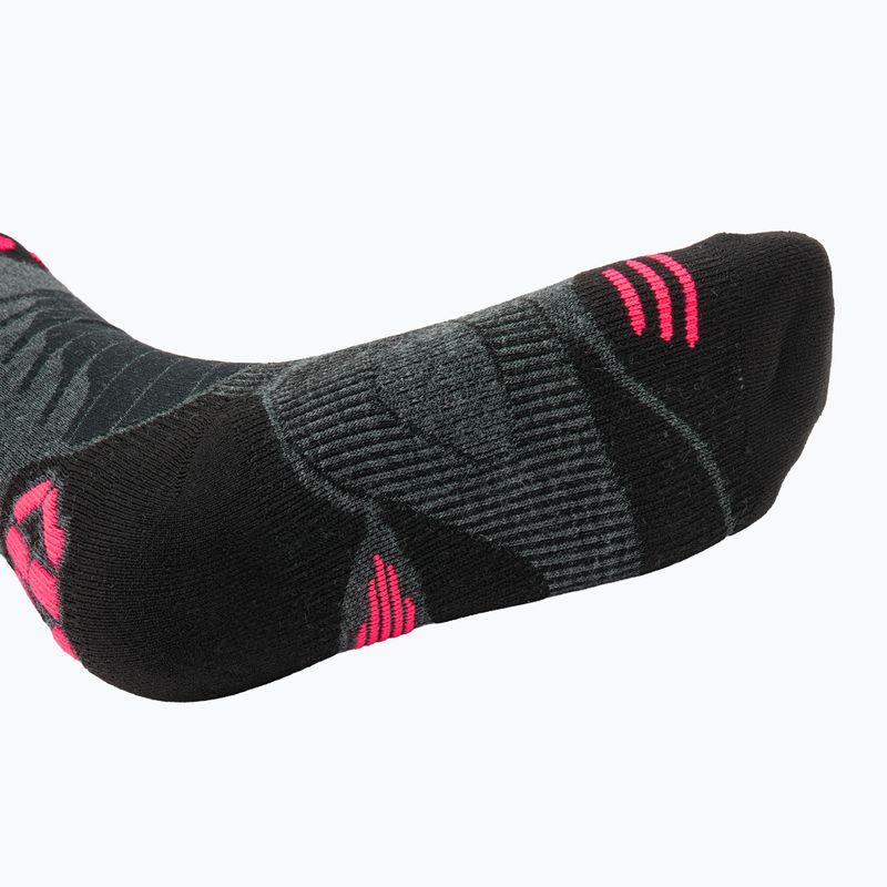 Herren Skisocken UYN Ski One Merino anthracite/pink 5