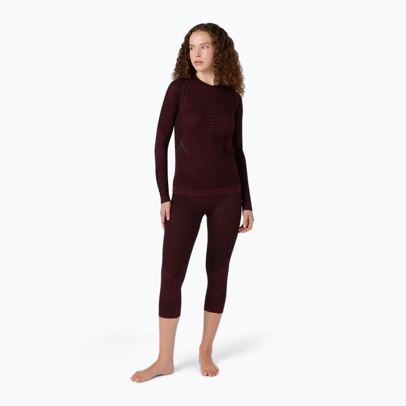 Damen Thermo-Longsleeve UYN Fusyon Biotech Windsor Wine 2
