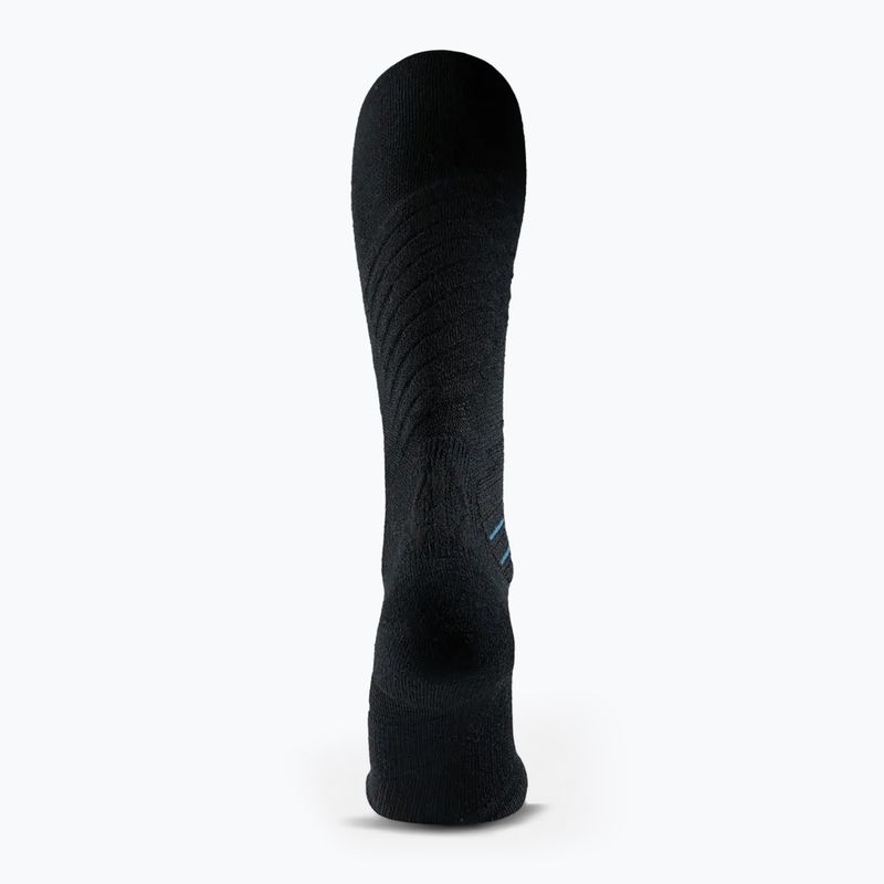 Herren UYN Ski One Comfort Fit Socken schwarz/blau poseidon