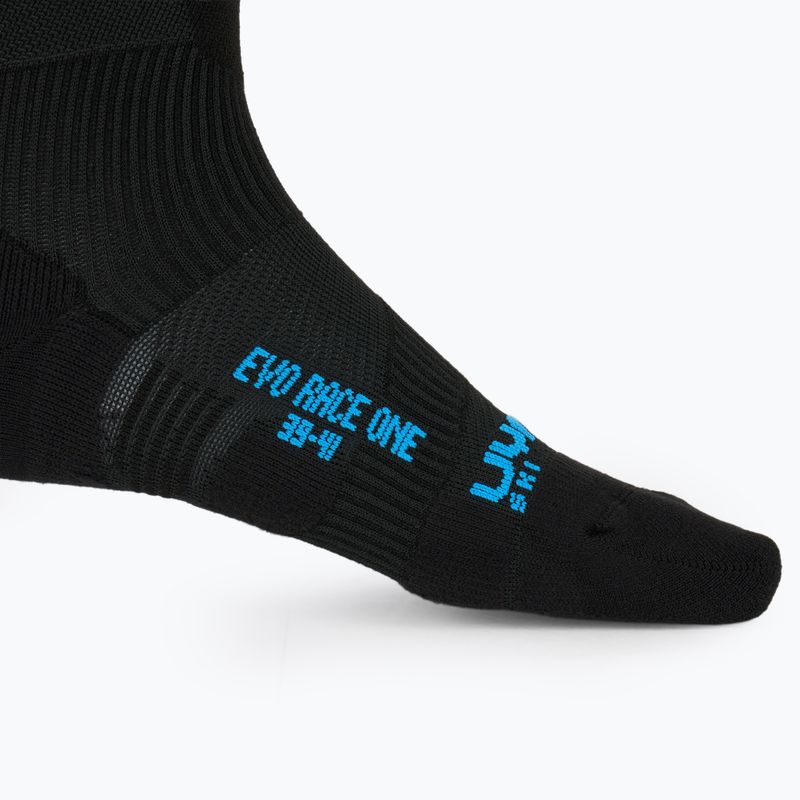 Herren Skisocken UYN Ski Evo Race One black/blue 4