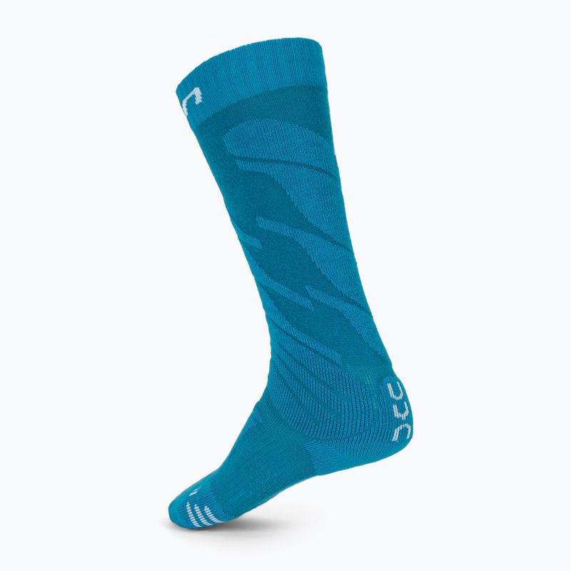 Skisocken Kinder UYN Junior Ski turquoise 2