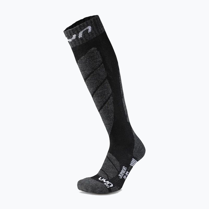UYN Junior Skisocken schwarz    Neu