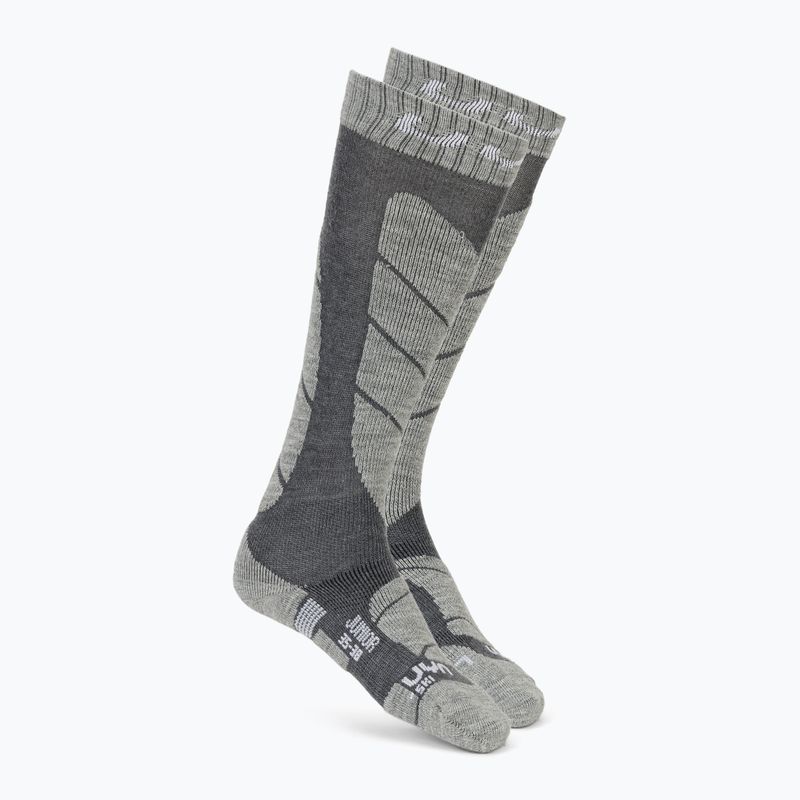 Skisocken Kinder UYN Junior Ski grey