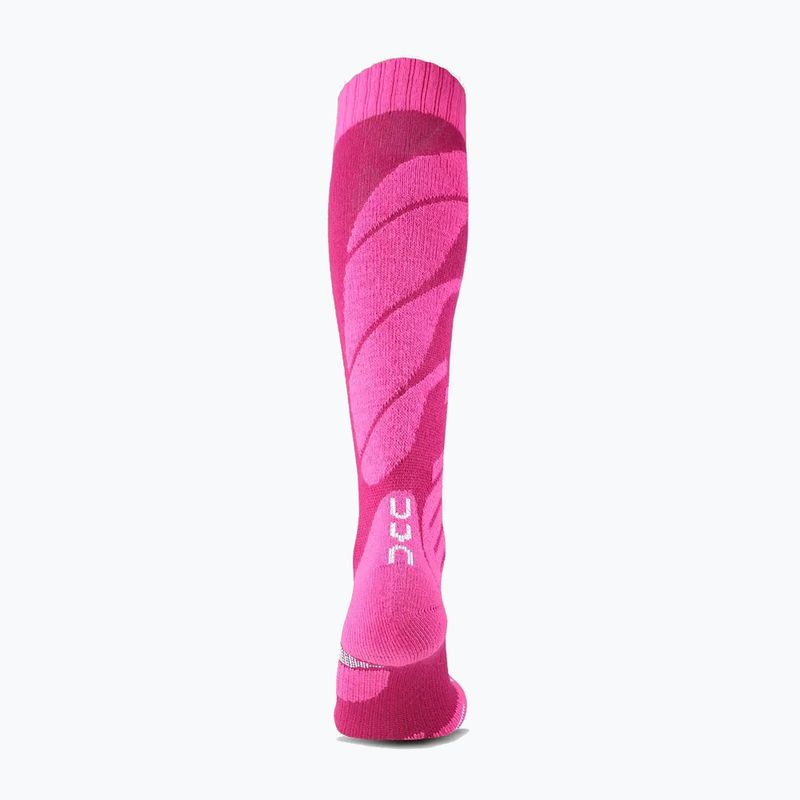 Skisocken Kinder UYN Junior Ski pink 3