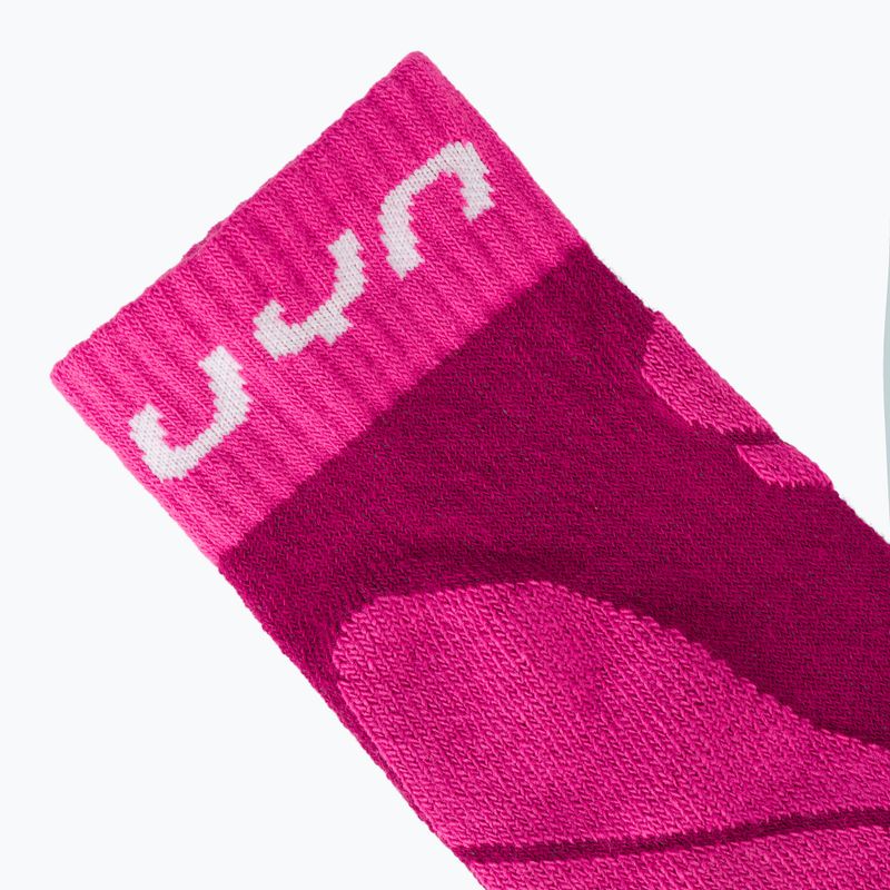 Skisocken Kinder UYN Junior Ski pink 4