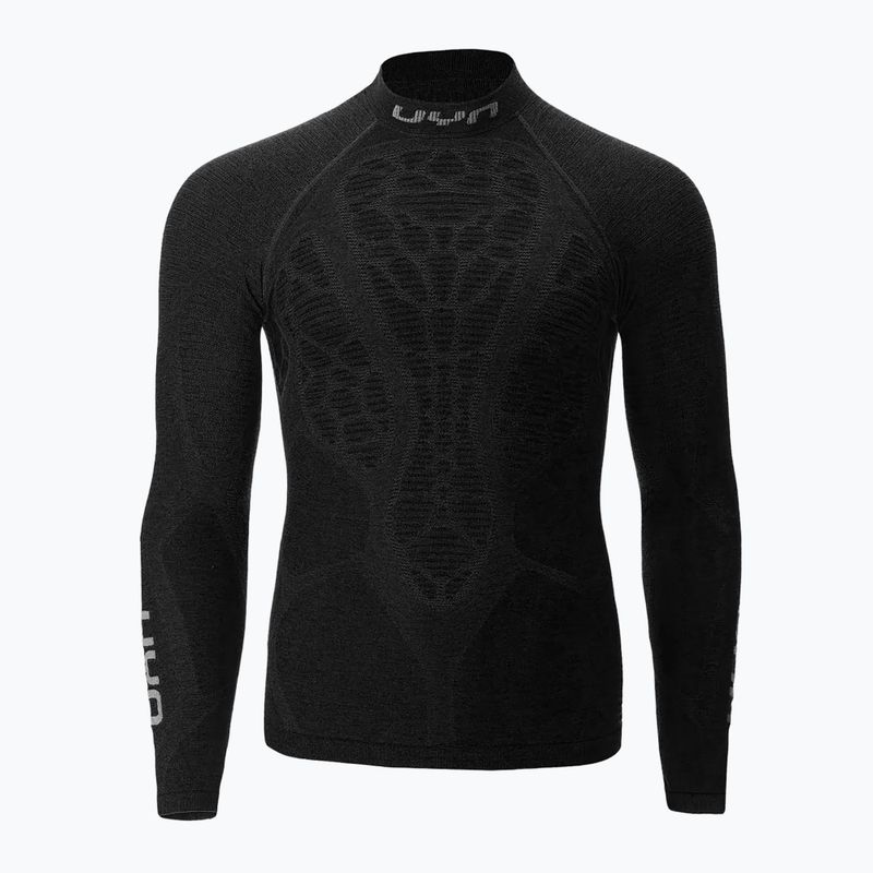 Herren UYN Elevatyon Biomorph LS Turtle Neck Thermo-Longsleeve schwarz 7