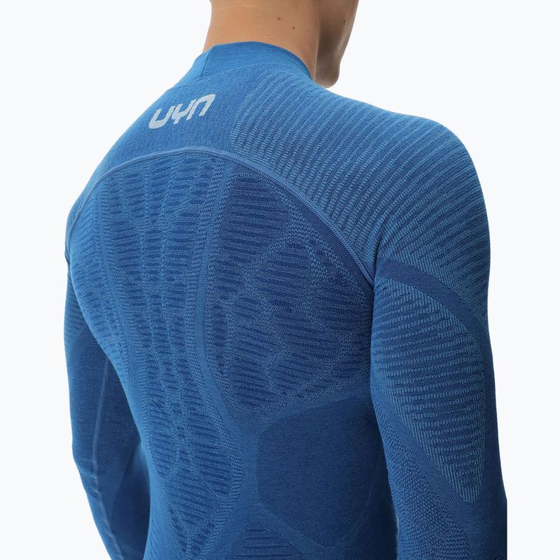 Herren Thermoaktivshirt UYN Elevatyon Biomorph Turtle Neck blue atoll 6