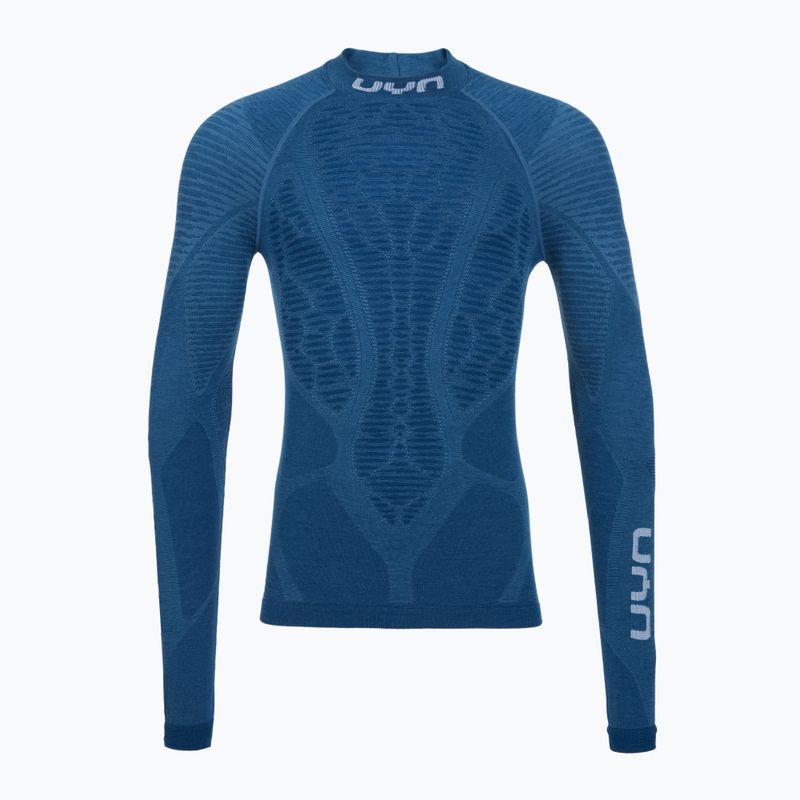 Herren Thermoaktivshirt UYN Elevatyon Biomorph Turtle Neck blue atoll 7