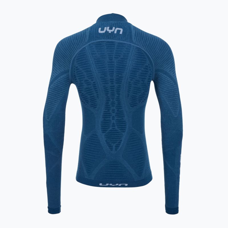 Herren Thermo-Longsleeve UYN Elevatyon Biomorph Turtle Neck Blue Atoll 8